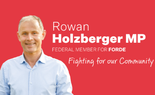 MP Rowan Holzberger - Federal Member for Forde
